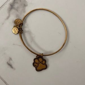 Alex and ani gold paw bracelet